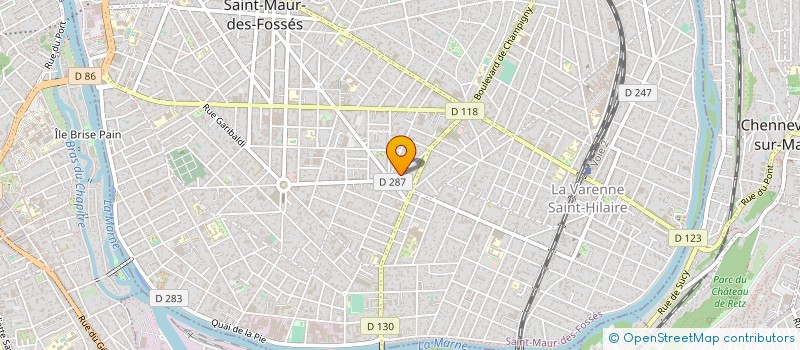 localisation de l'entreprise LUSO LIS SAS  SAINT-MAUR-DES-FOSSES