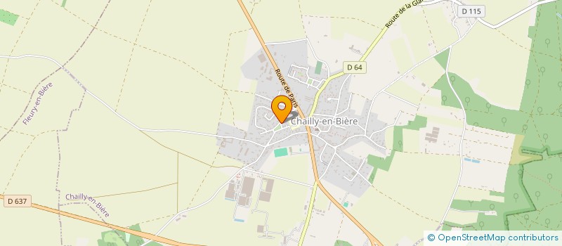 localisation de l'entreprise LUSO NEGOCE  CHAILLY-EN-BIERE