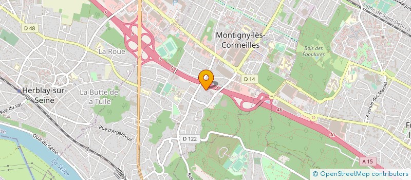 localisation de l'entreprise LUSO PARISIENNE à MONTIGNY-LES-CORMEILLES