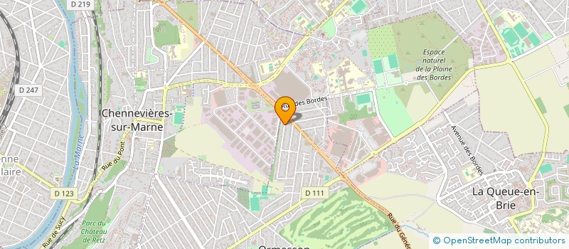 localisation de l'entreprise LUSO-PELLES à ORMESSON-SUR-MARNE