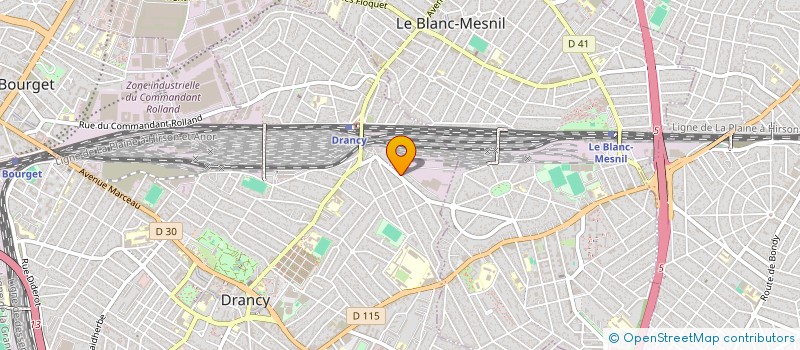 localisation de l'entreprise LUSO TP à DRANCY