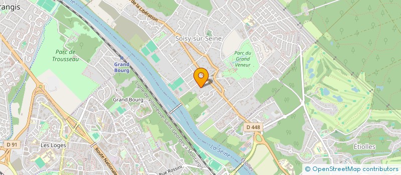 localisation de l'entreprise LUSO TRANSPORTS à SOISY-SUR-SEINE