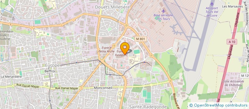 localisation de l'entreprise LUSOANA  TOURS