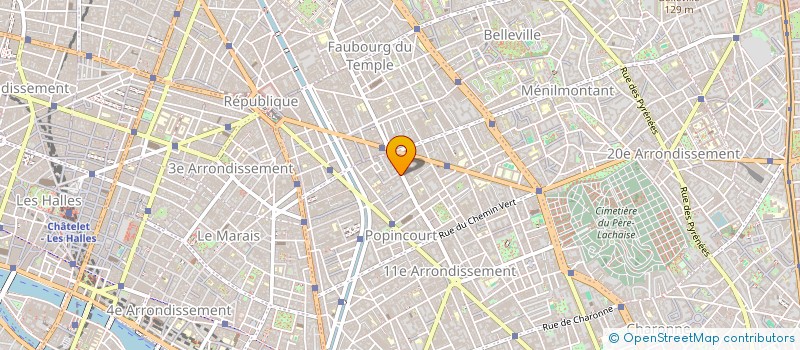 localisation de l'entreprise LUSOBAC  PARIS