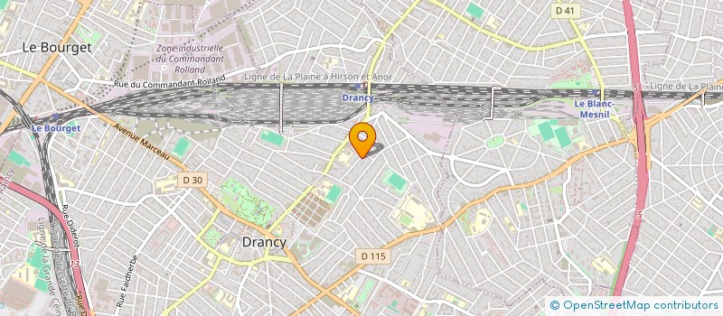 localisation de l'entreprise LUSOBARDAGE à DRANCY