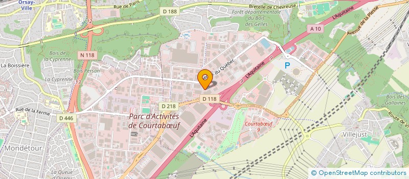 localisation de l'entreprise LUSOBATI à VILLEBON-SUR-YVETTE