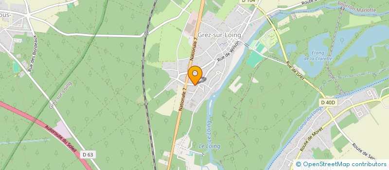 localisation de l'entreprise LUSOCAMPOS à GREZ-SUR-LOING