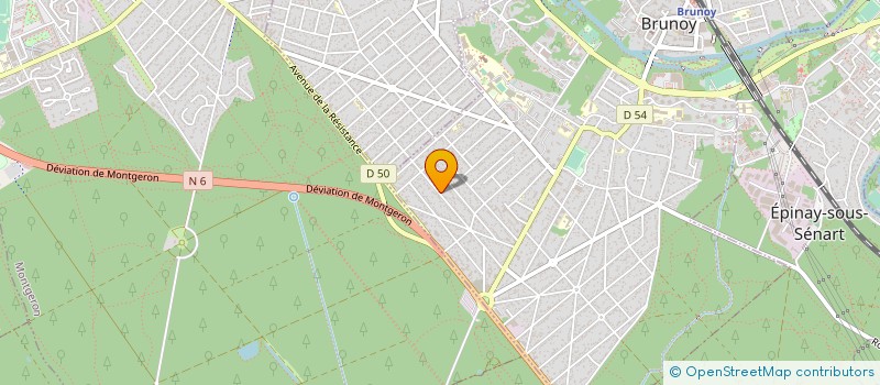 localisation de l'entreprise LUSOLIFT à BRUNOY
