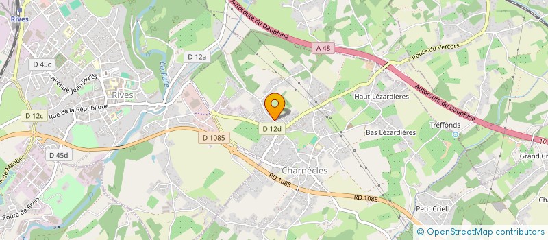 localisation de l'entreprise LUSOMAT'HOME à CHARNECLES