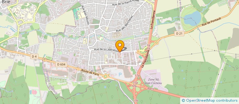 localisation de l'entreprise LUSOPLAC à PONTAULT-COMBAULT