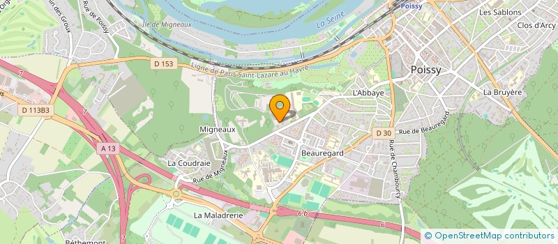 localisation de l'entreprise LUSOPOISSY  POISSY