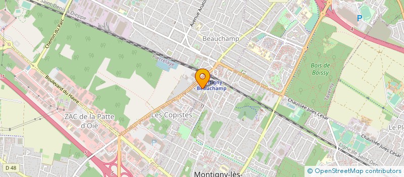 localisation de l'entreprise LUSOPTIC MONTIGNY LES CORMEILLES à MONTIGNY-LES-CORMEILLES