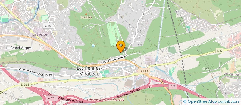 localisation de l'entreprise LUSORENT à LES PENNES-MIRABEAU