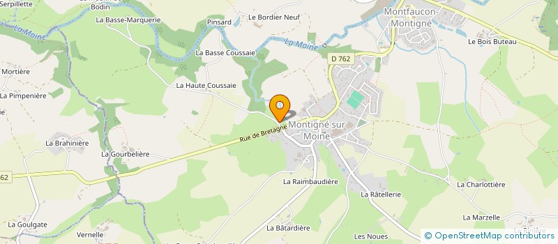 localisation de l'entreprise LUSOTECPLUS à SEVREMOINE