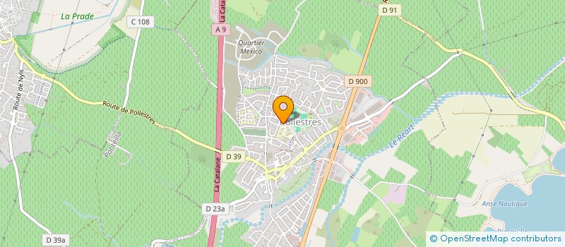 localisation de l'entreprise LUSS  POLLESTRES