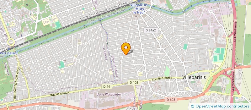 localisation de l'entreprise LUSSAN & CO.  VILLEPARISIS