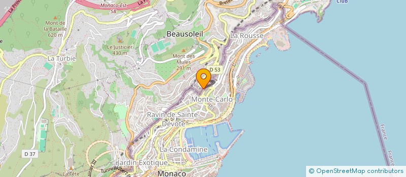 localisation de l'entreprise LUSSANA  BEAUSOLEIL