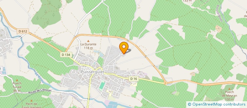 localisation de l'entreprise LUSSAU  PUISSERGUIER