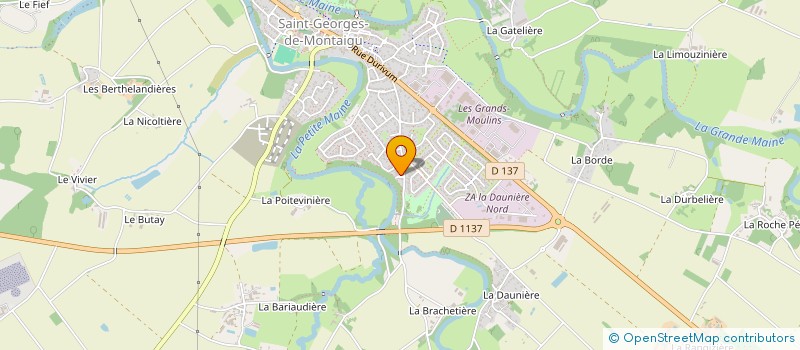 localisation de l'entreprise LUSSET PORA - VEILLON INDIVISION  LA BOISSIERE-DE-MONTAIGU