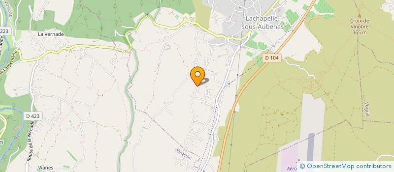 localisation de l'entreprise LUSSILINE à LACHAPELLE-SOUS-AUBENAS