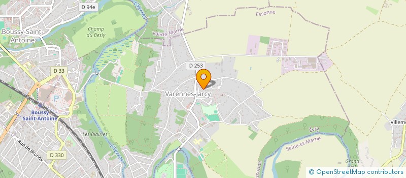 localisation de l'entreprise LUSSIMMO  VARENNES-JARCY