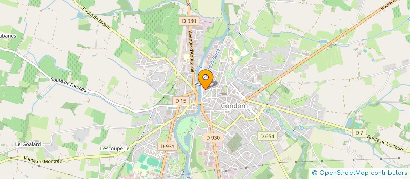 localisation de l'entreprise LUSSIMON à CONDOM