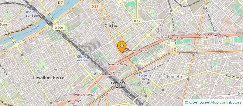 localisation de l'entreprise LUSSO à CLICHY