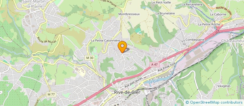 localisation de l'entreprise LUSSO AUTOMOBILE à RIVE-DE-GIER