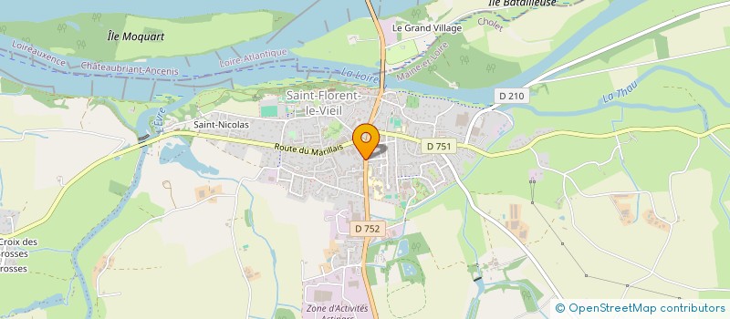 localisation de l'entreprise LUSSON PILET  MAUGES-SUR-LOIRE