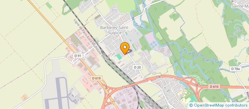 localisation de l'entreprise LUSTEDA à BARBEREY-SAINT-SULPICE
