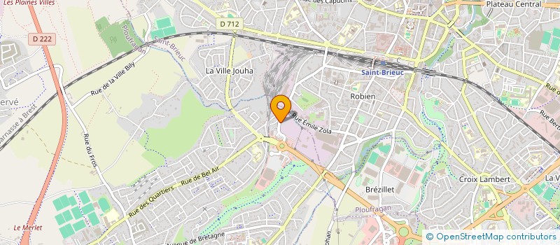 localisation de l'entreprise LUSTER à PLOUFRAGAN