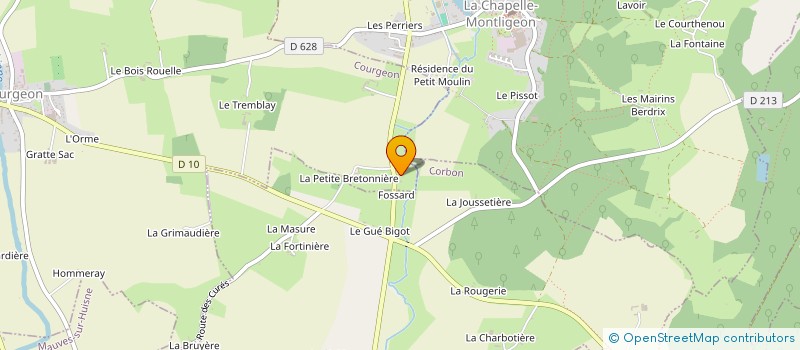 localisation de l'entreprise LUSTER STUDIO à COURGEON