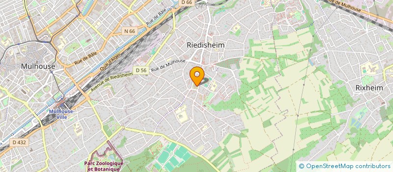 localisation de l'entreprise LUSTIGE KLIQUE GUGGENMUSIK DE RIEDISHEIM  RIEDISHEIM