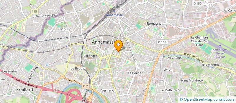localisation de l'entreprise LUSTREM  ANNEMASSE