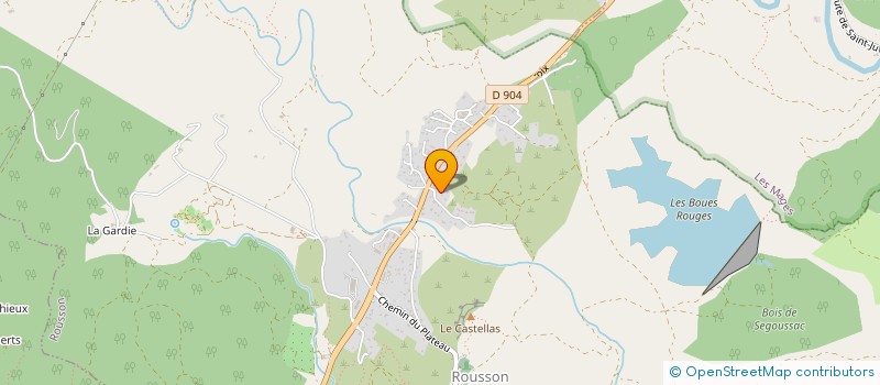 localisation de l'entreprise LUSY  ROUSSON