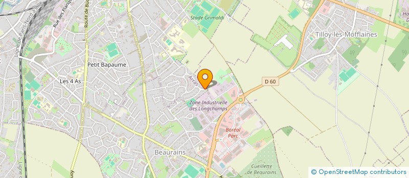 localisation de l'entreprise LUSYL à ARRAS