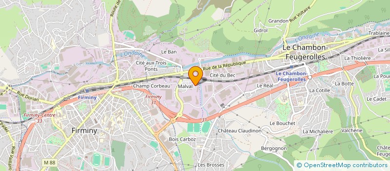 localisation de l'entreprise LUSYLANN  LE CHAMBON-FEUGEROLLES