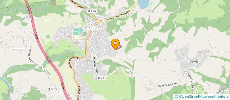 localisation de l'entreprise LUSYLIA  CRUSEILLES