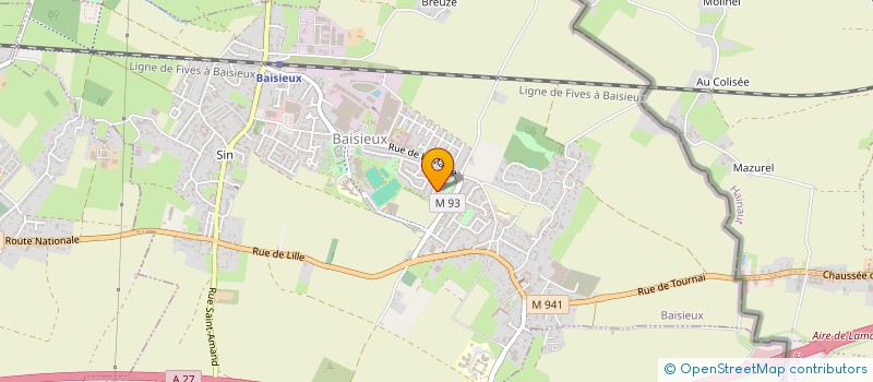 localisation de l'entreprise LUTANIE à CAMPHIN-EN-PEVELE