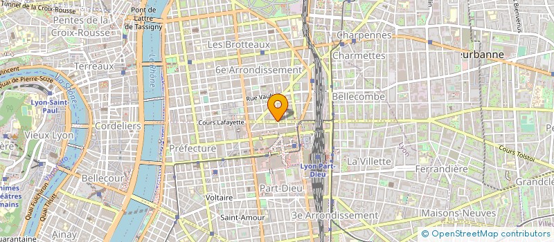 localisation de l'entreprise LUTECE à LYON