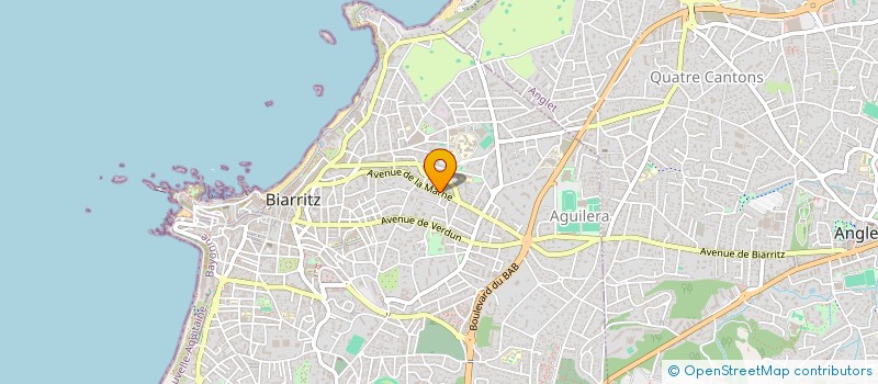 localisation de l'entreprise LUTECE à BIARRITZ