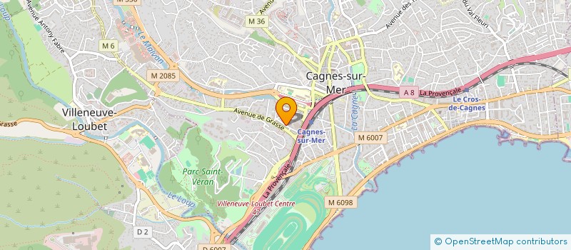 localisation de l'entreprise LUTECE à CAGNES-SUR-MER
