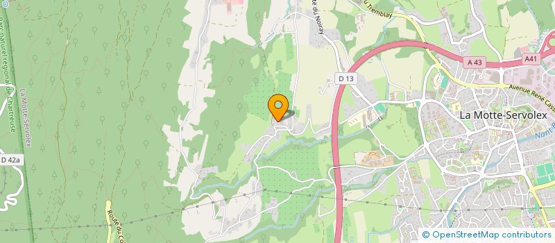 localisation de l'entreprise LUTECE  LA MOTTE-SERVOLEX