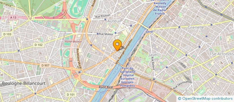 localisation de l'entreprise LUTECE  PARIS