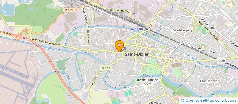 localisation de l'entreprise LUTECE à SAINT-DIZIER