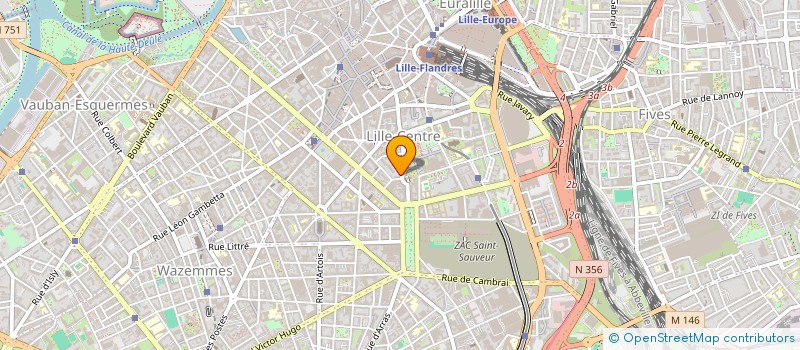 localisation de l'entreprise LUTECE BY HAZAN à LILLE
