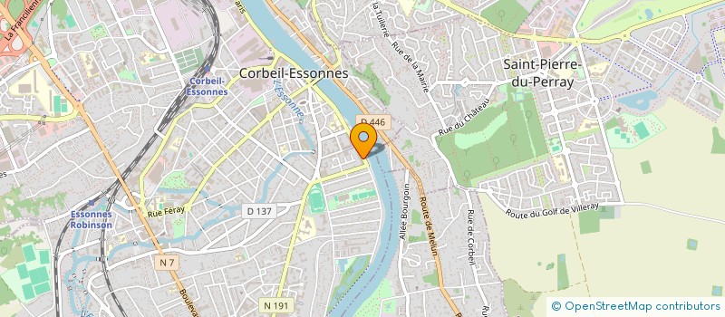 localisation de l'entreprise LUTECE EN SEINE à CORBEIL-ESSONNES