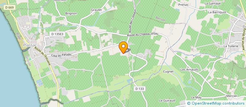 localisation de l'entreprise LUTECE PONTOISE  PLASSAC