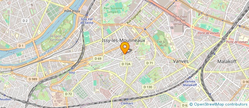 localisation de l'entreprise LUTECE PROGRESS à ISSY-LES-MOULINEAUX