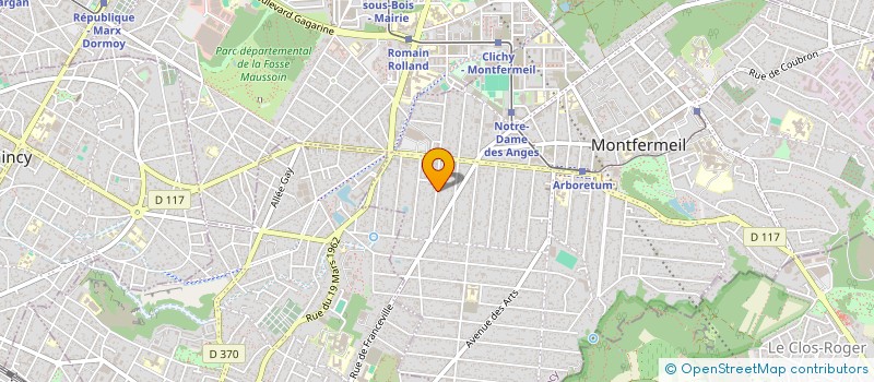 localisation de l'entreprise LUTECE RENOV  MONTFERMEIL